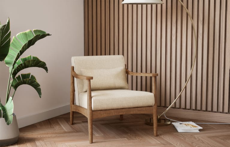 Sherwood Oak Accent Armchair 1 of 4
