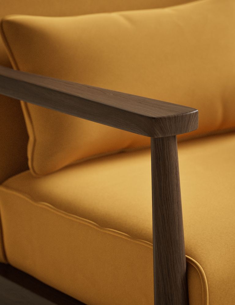 Sherwood Oak Accent Armchair 3 of 6