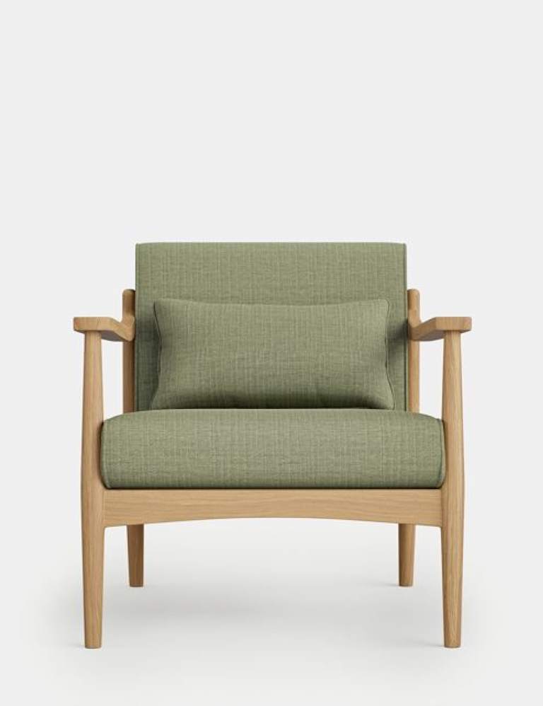 Sherwood Oak Accent Armchair 2 of 5