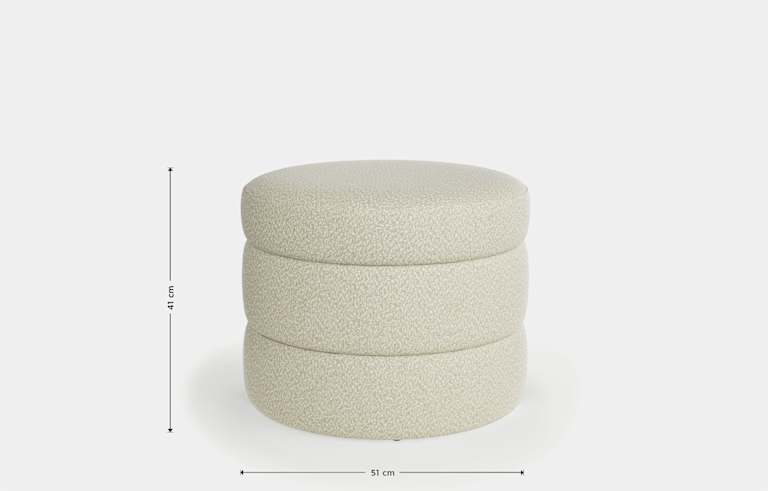 Fluted Storage Footstool 5 of 5